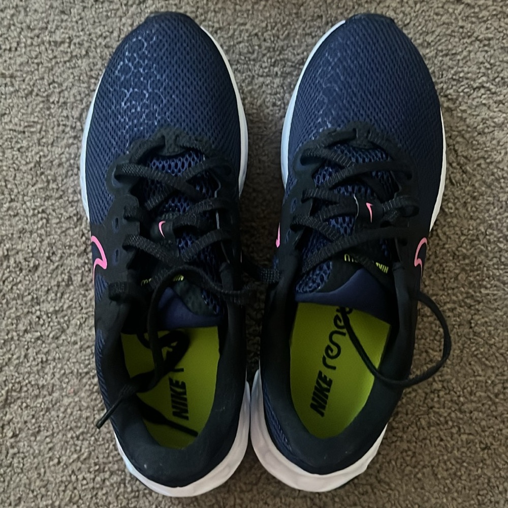 Nike  Renew Blue and Pink Sneakers - Picture 2 of 5